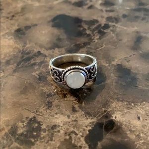 Boho moonstone ring